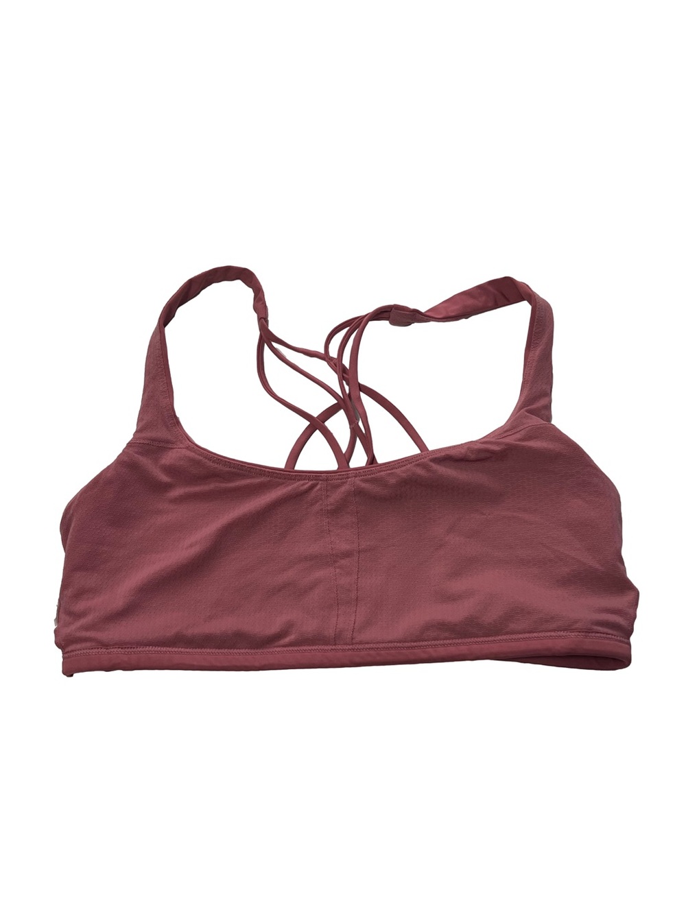 CRZ Yoga Women’s Strappy Sports Bra - Dusty Rose - Picture 5 of 6